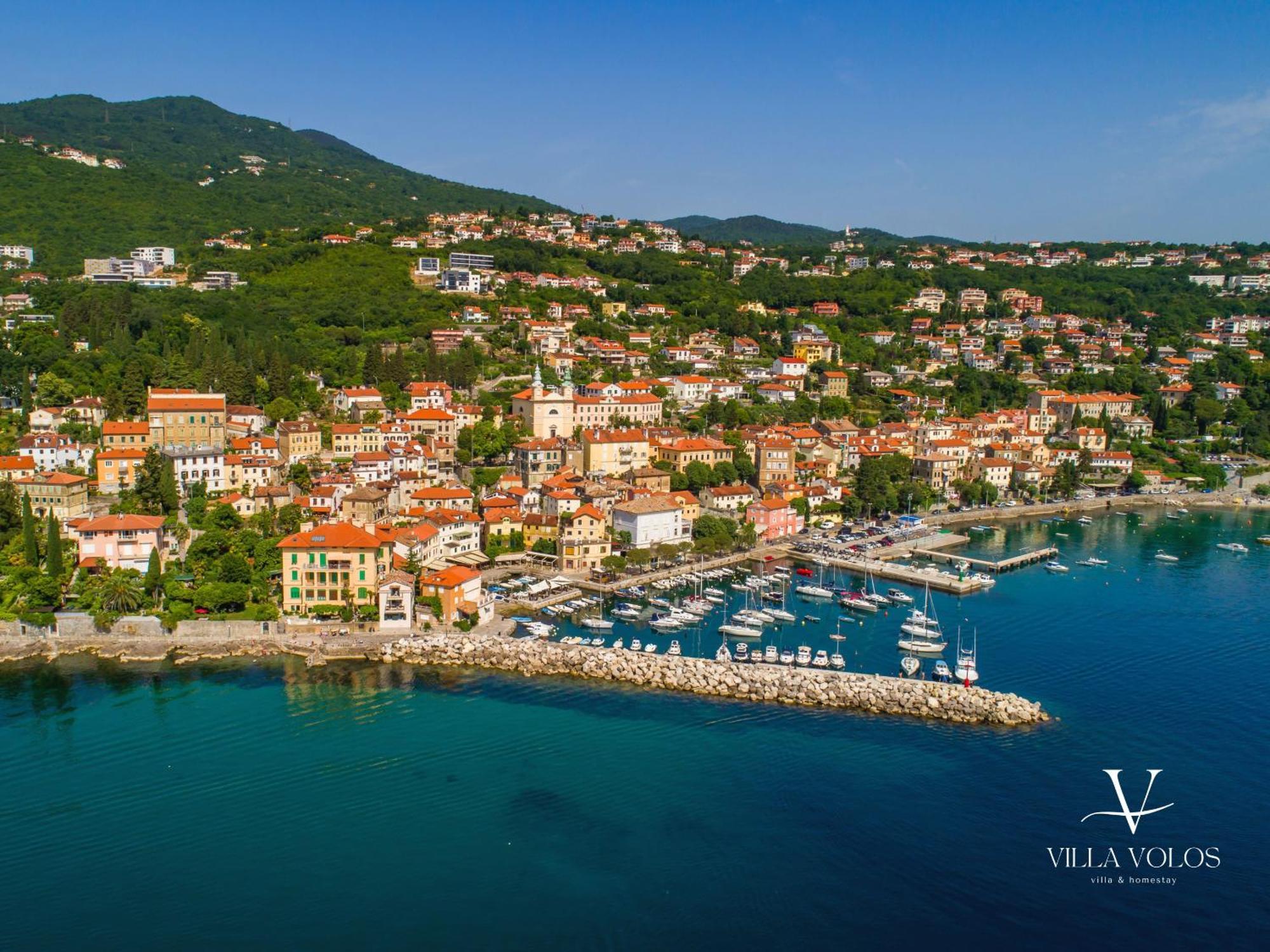 Villa Volos Apartment Karmen With Roof Terrace, Sea View, Free Private Parking Опатия Экстерьер фото