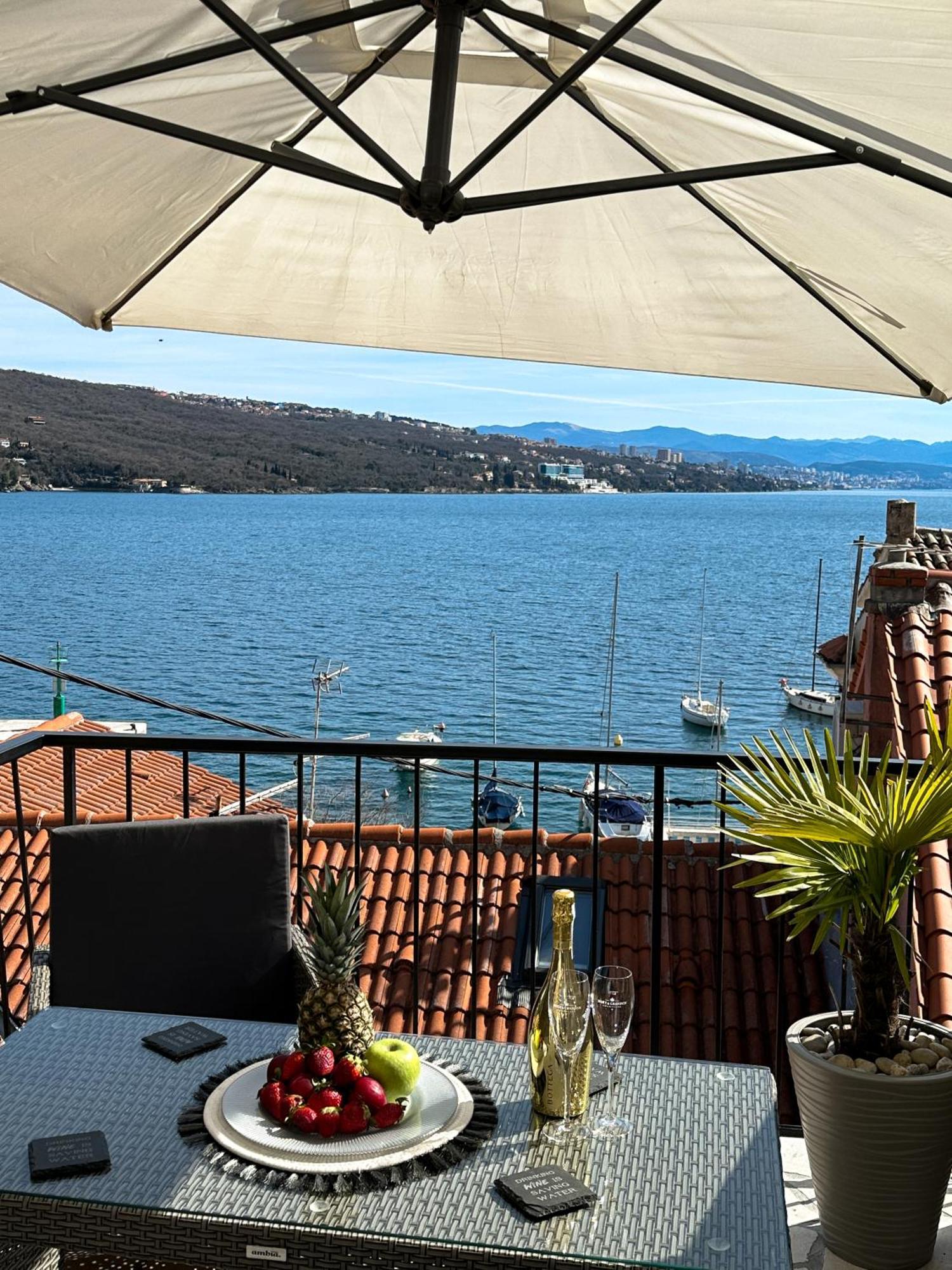 Villa Volos Apartment Karmen With Roof Terrace, Sea View, Free Private Parking Опатия Экстерьер фото